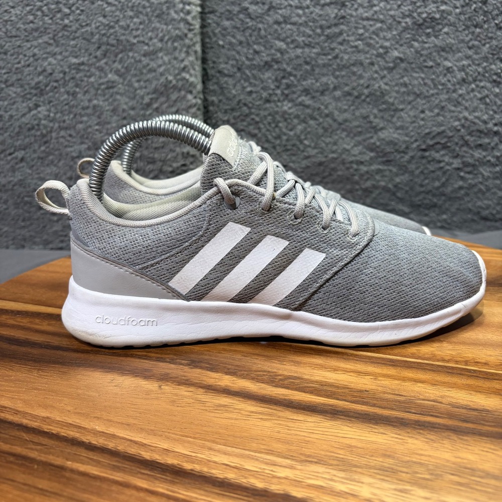 Adidas Cloudfoam Pure 2.0 Grey White Mesh Running Shoes FY8312 Womens 6.5